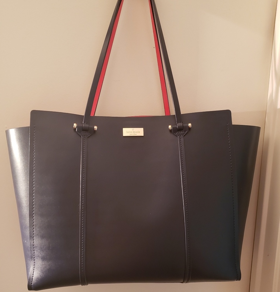 Navy/red Kate Spade Tote
